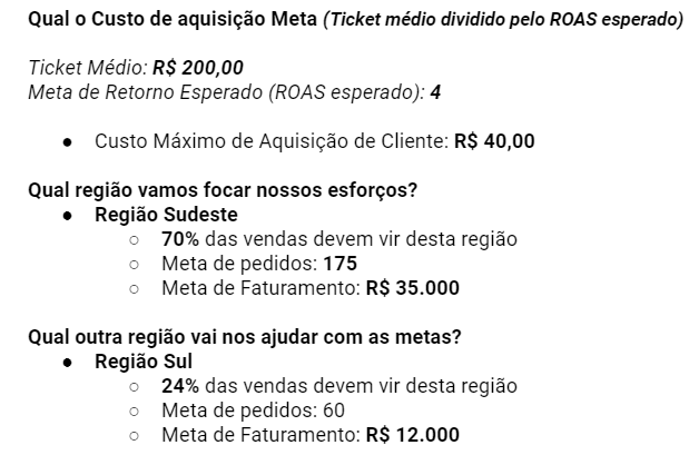 Previsibilidade do Planejamento de Metas Para E-commerce